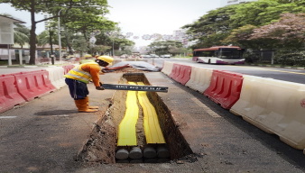 Image of a road uder construction